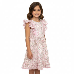 American Girl x LoveShackFancy Floral Flutter Dress Girls Size 10 NWT